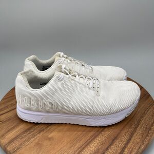 NOBULL Shoes Mens Size 13.5 White Running Comfort Walking Casual Gym Sneakers